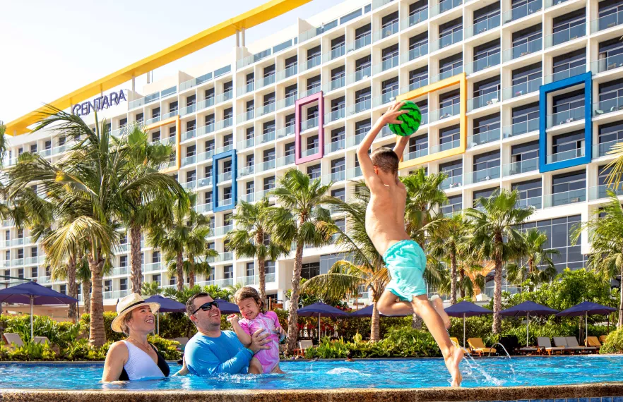 Family pool at Centara Mirage Beach Resort Dubai