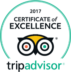 TripAdvisor Certificate of Excellence