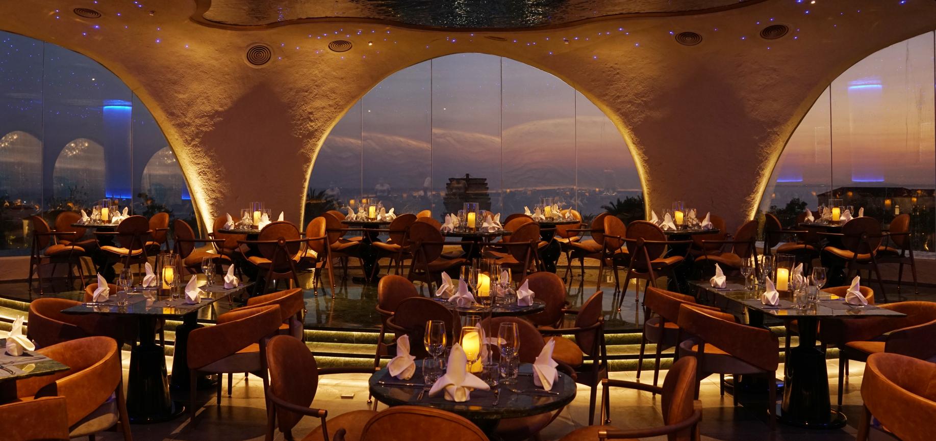Waterfall Dining Lounge at Centara Mirage Resort Mui Ne