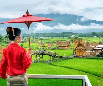 Explore the diverse range of experiences Northern Thailand has to offer in Chiang Mai and Chiang Rai, from luxury accommodations to immersing in local culture. Indulge in the comfort of Centara Riverside Hotel Chiang Mai, take a walk and discover the interesting minutiae of daily life, admire the Ratchapruek, Thailand's national flower, and explore the mix of languages, and the ancient form of writing, Lanna script. Whether you prefer to indulge in the best that Thailand has to offer, or immerse yourself in