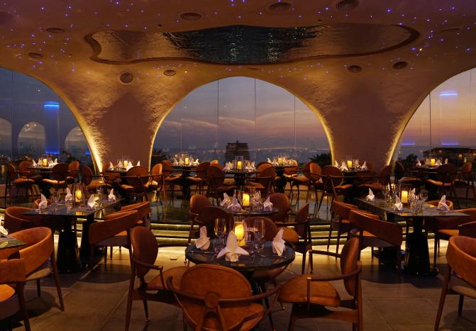 Waterfall Dining Lounge at Centara Mirage Resort Mui Ne