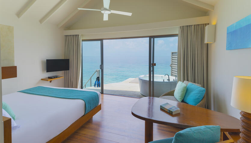 Deluxe Spa Over Water Villa at Centara Ras Fushi Resort & Spa Maldives