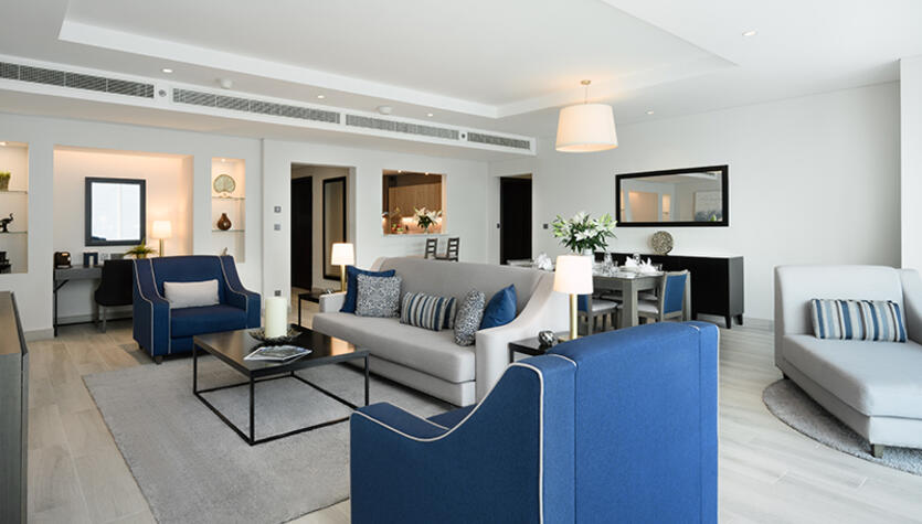Deluxe Two Bedroom City View Residence at Centara West Bay Hotel & Residences Doha