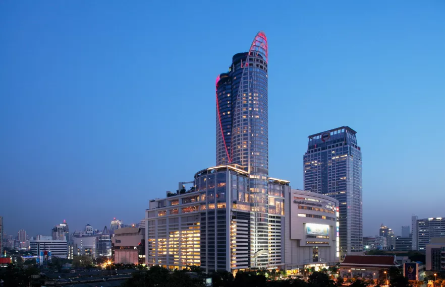 Exterior of Centara Grand & Bangkok Convention Centre at CentralWorld (CGCW)