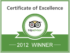 TripAdvisor Certificate of Excellence