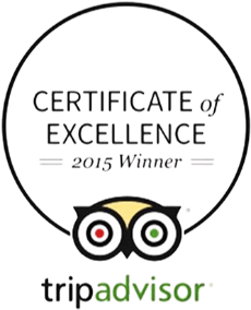 TripAdvisor Certificate of Excellence