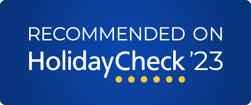 Recommended on Holiday Check 2023 Recommended on Holiday Check 2023