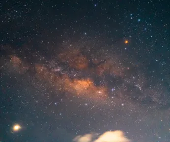 Milky way sky