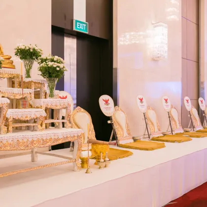 Thai-style Engagement Ceremony at Centara Grand & Bangkok Convention Centre at CentralWorld