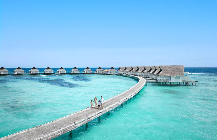 Over water villa at Centara Grand Island Resort & Spa Maldives
