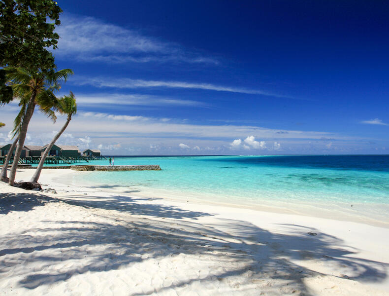 Silent Beachfront at Centara Ras Fushi Resort & Spa Maldives