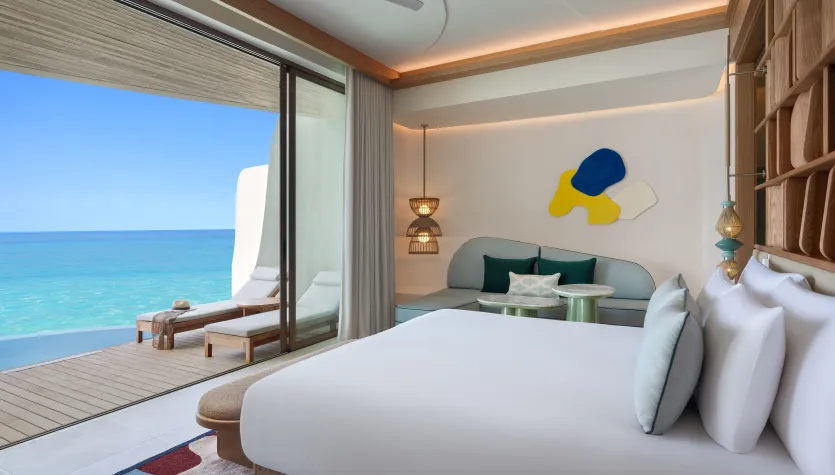 One-Bedroom Sunset Overwater Pool Villa