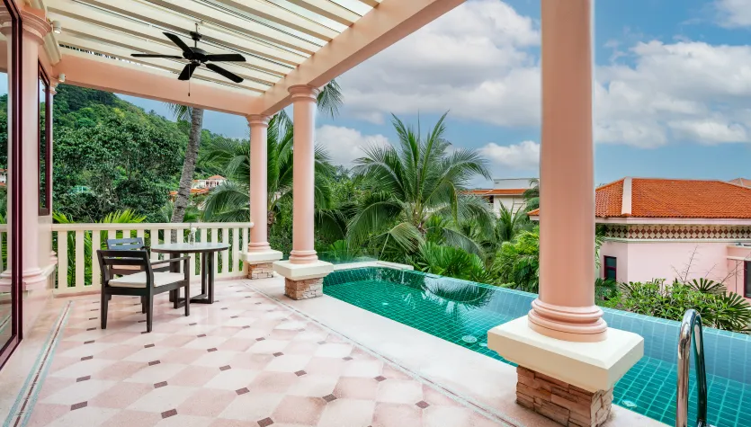 CPBR Villa one bedroom private pool 1