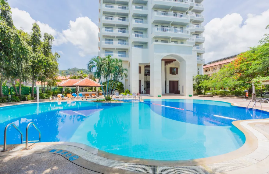Swimming pool at Waterfront Suites Phuket
