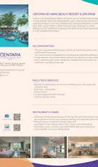 Centara Ao Nang Beach Resort & Spa Krabi Fact Sheet