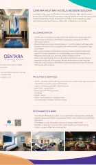 Centara West Bay Hotel and Residences Doha Facts Sheet