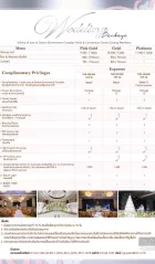 CGC Wedding Packages