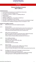 Centara Pattaya Hotel Wedding Package Brochure
