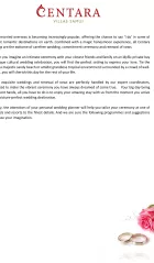 Centara Villas Samui Wedding Brochure