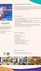 Centara Muscat Hotel Oman Facts Sheet