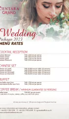Centara Grand at CentralWorld Wedding Packages