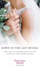 Centara Grand at Central Plaza Ladprao Bangkok Wedding Packages 2024