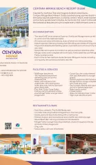 Centara Mirage Beach Resort Dubai Factsheet