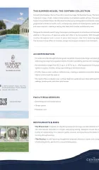 The Summer House, The Centara Collection factsheet
