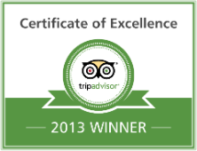 TripAdvisor Certificate of Excellence